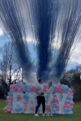 GENDER REVEAL DAYTIME FIREWORKS BLUE