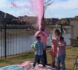GENDER REVEAL FIRE EXTINGUISHER  COLOR BLASTERS BESTSELLERS!!!