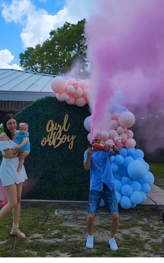 GENDER REVEAL FIRE EXTINGUISHER  COLOR BLASTERS BESTSELLERS!!!